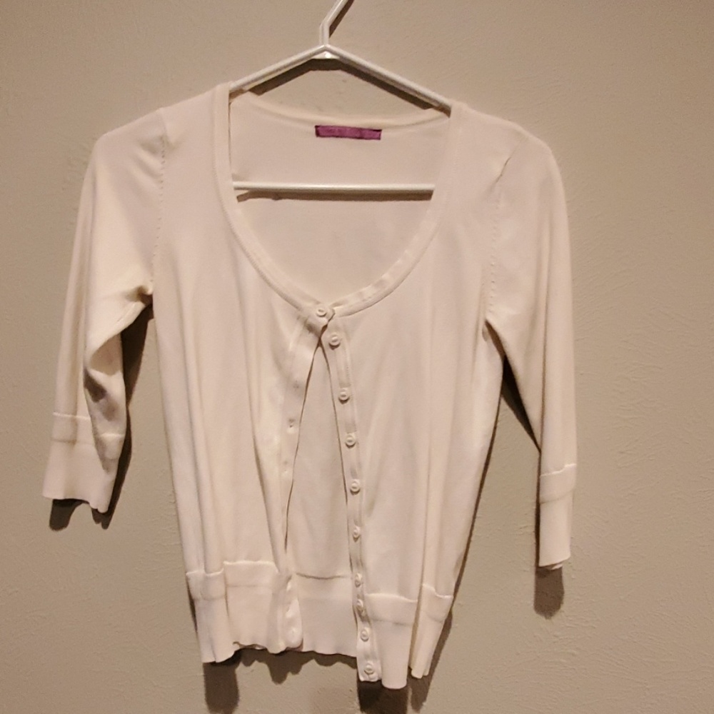 White Cardigan